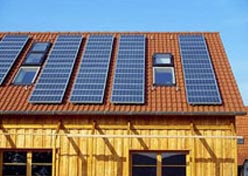 impianto fotovoltaico parzialmente integrato