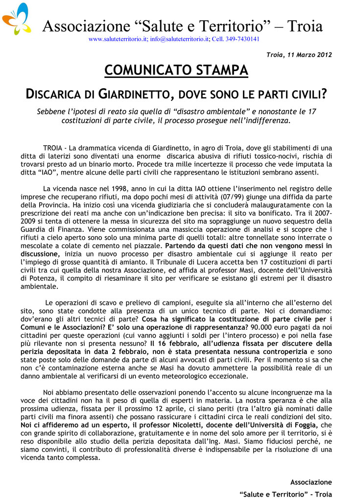 logo comitato salute e territorio